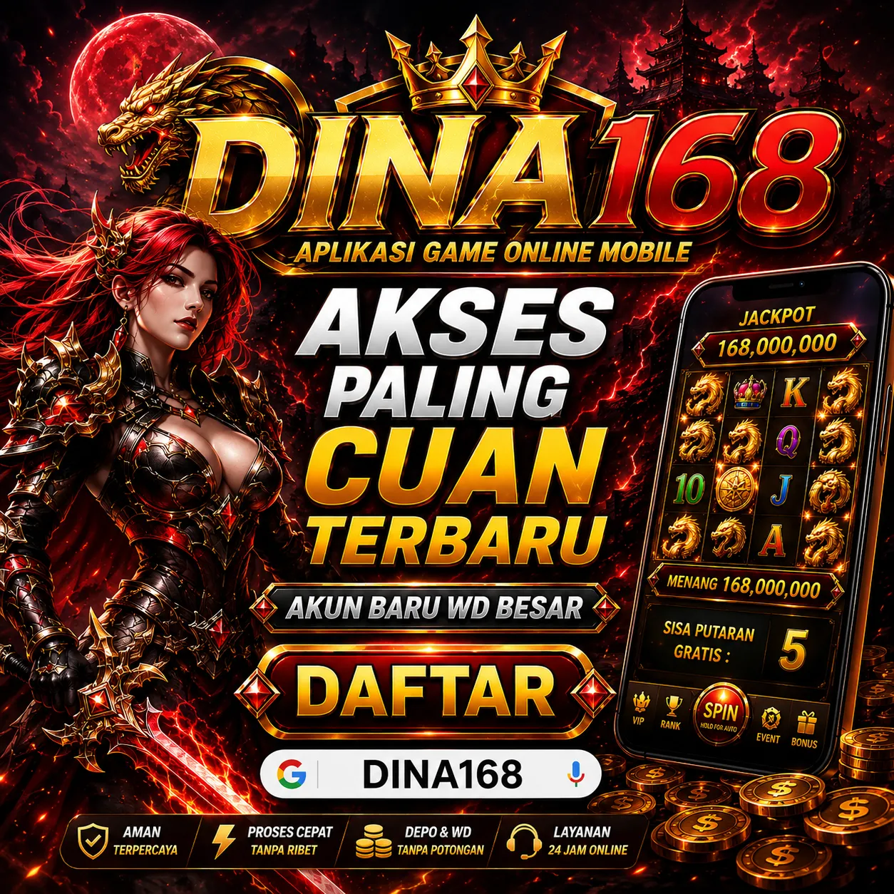 Dina168 Banner